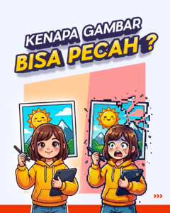 cover konten gambar pecah